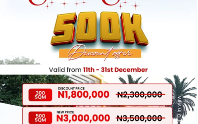 Santa’s Early Christmas Gift: Own a Piece of Paradise in Ibadan